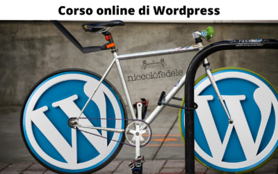 Corso WordPress online